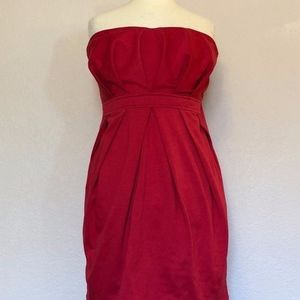 Misope Brand - Red Tube Top Dress ((size Large))